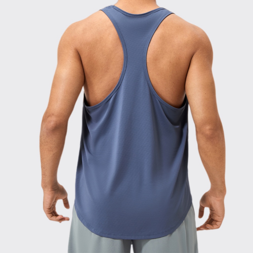 Embroidery H&M - Men's Sleeveless Shirt Fitness Training Clothes