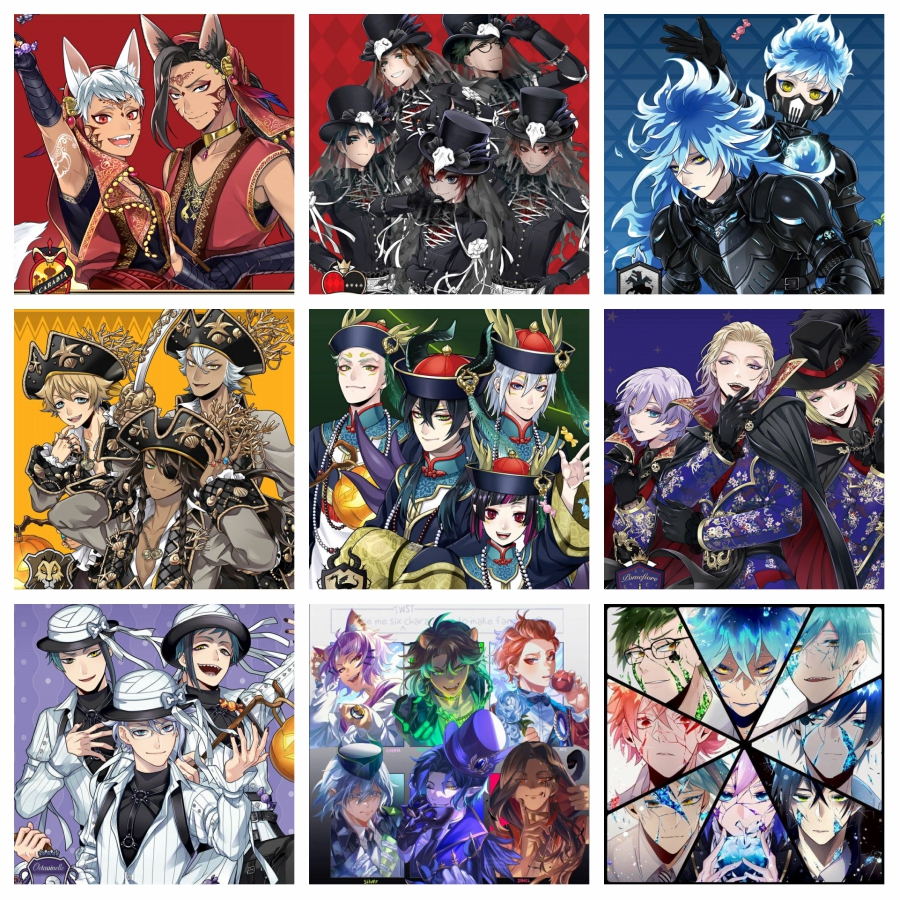 Embroidery Ideas - Twisted-Wonderland Anime Diamond Art Painting Fantasy