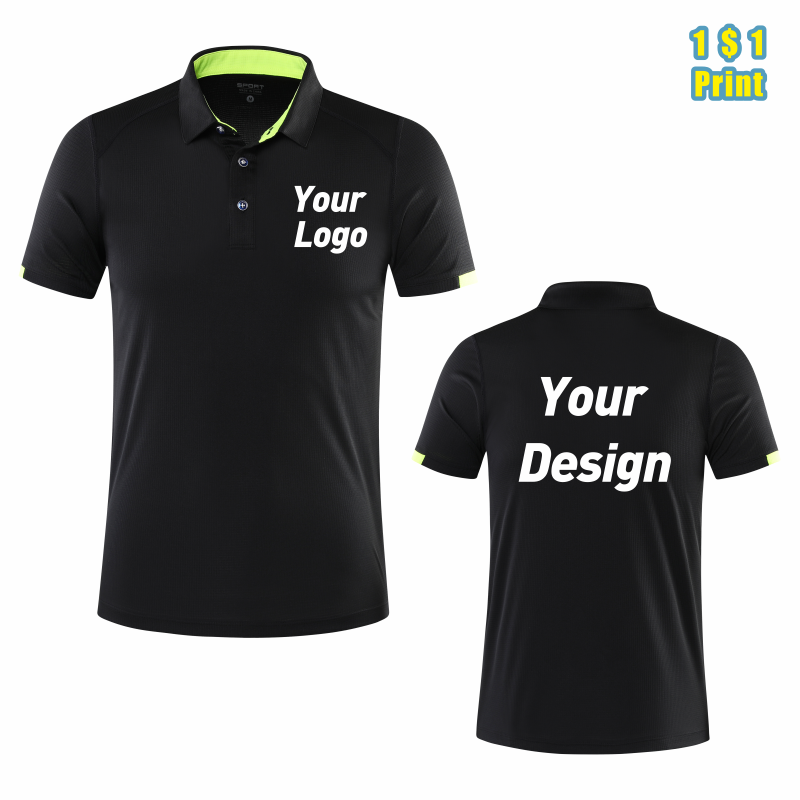 Embroidery Ideas - Quick-Drying Breathable Sports Polo Shirt Custom