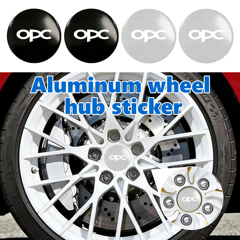 Embroidery H&M - For Opel 4pcs 3D Car Logo