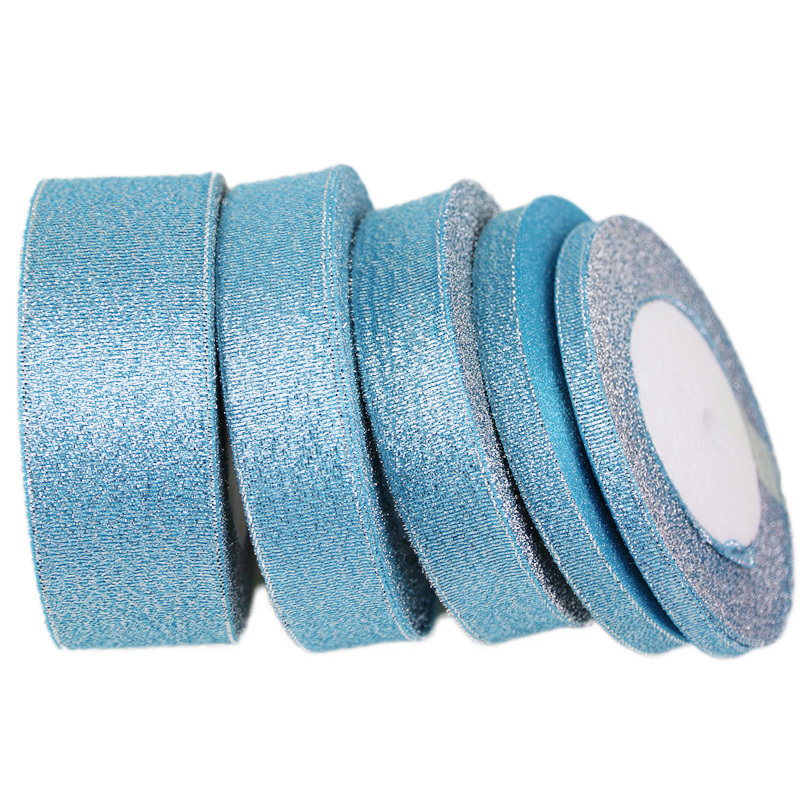 Embroidery Xmas - (25 Yards/Lot) Sky Blue Polyester Ribbon