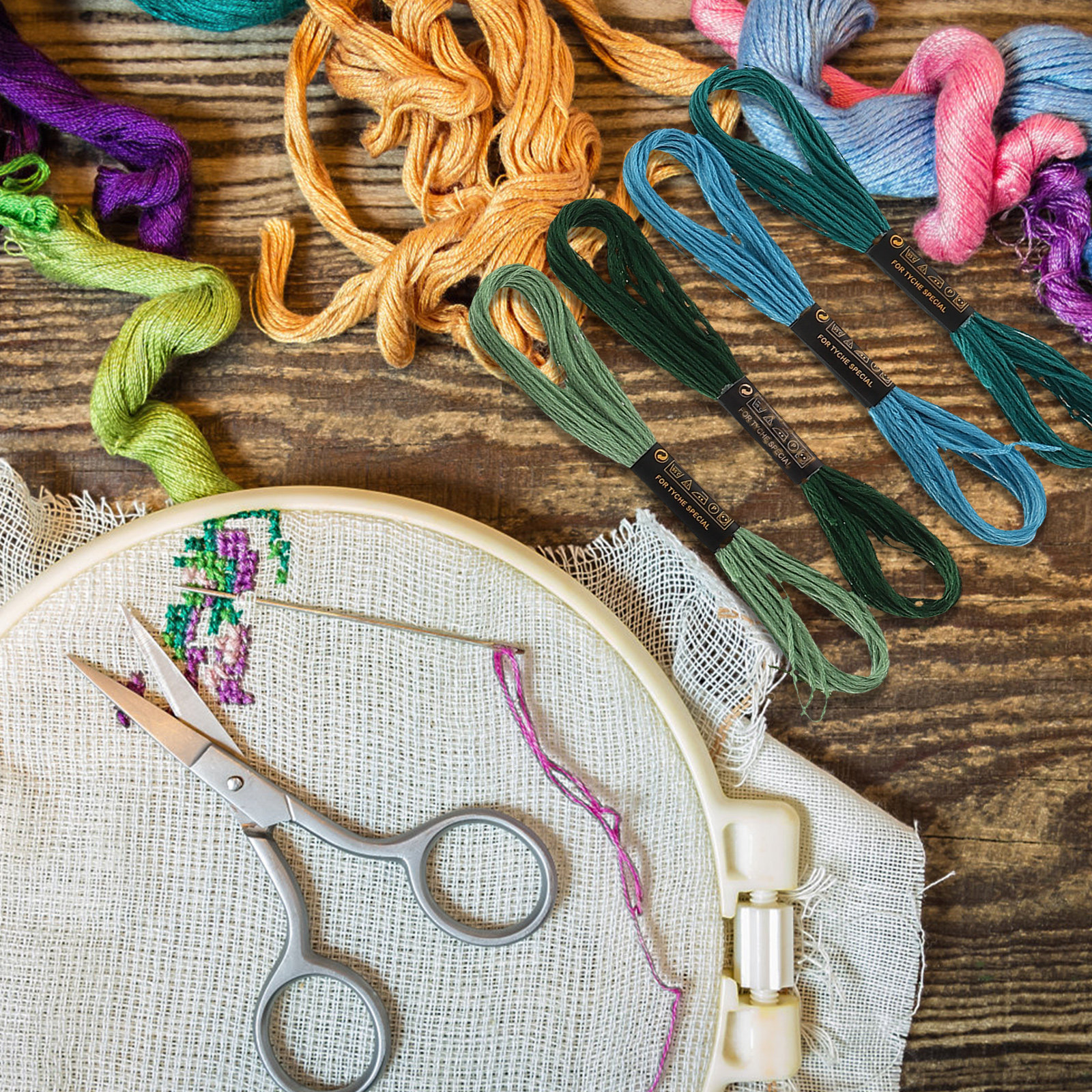 100pcs Embroidery Thread Cross - Embroidery H&M review and price
