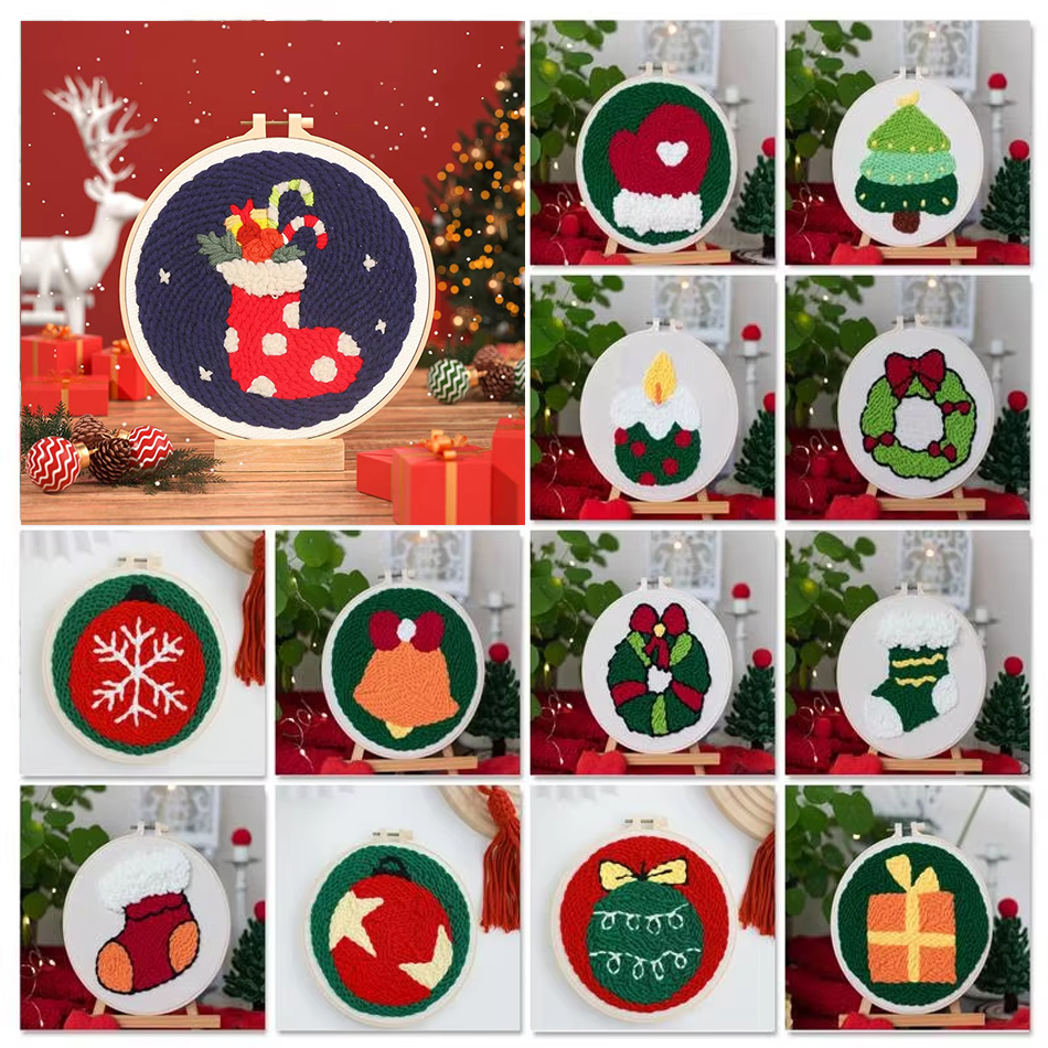 Punch Needle Embroidery Kit St - Embroidery Xmas Kits review and price