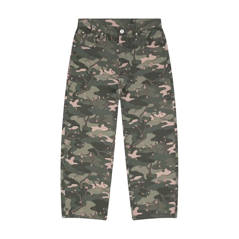 Mens Jeans Y2K Sakura Embroide - Embroidery Jeans Sakura review and price