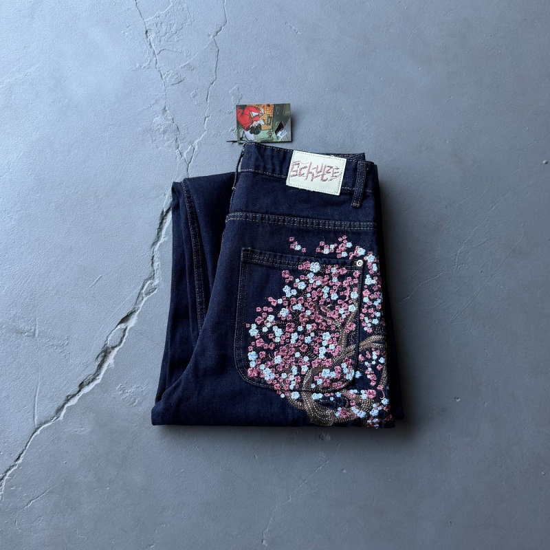 High Quali Derschutze American - Embroidery Jeans Sakura review and price