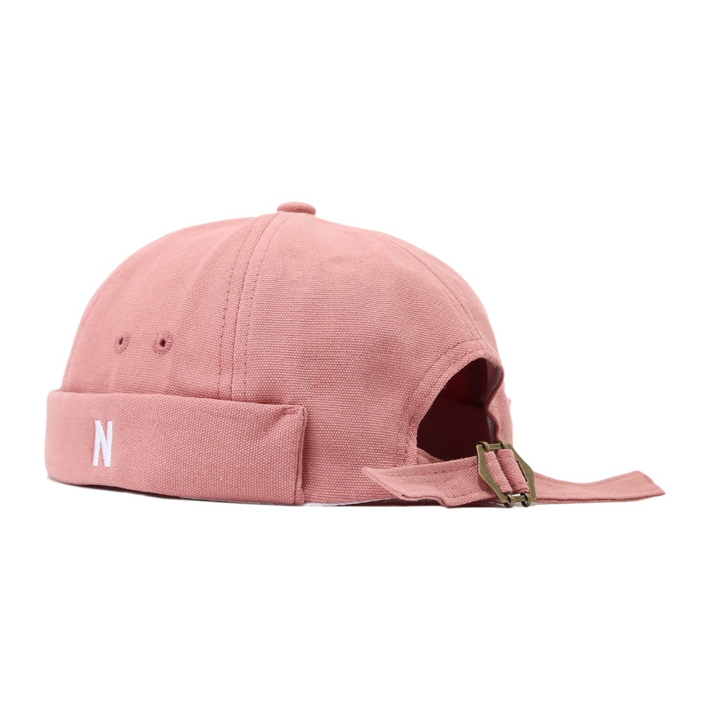 Cotton Brimless Hat Breathable - Embroidery Letter N review and price