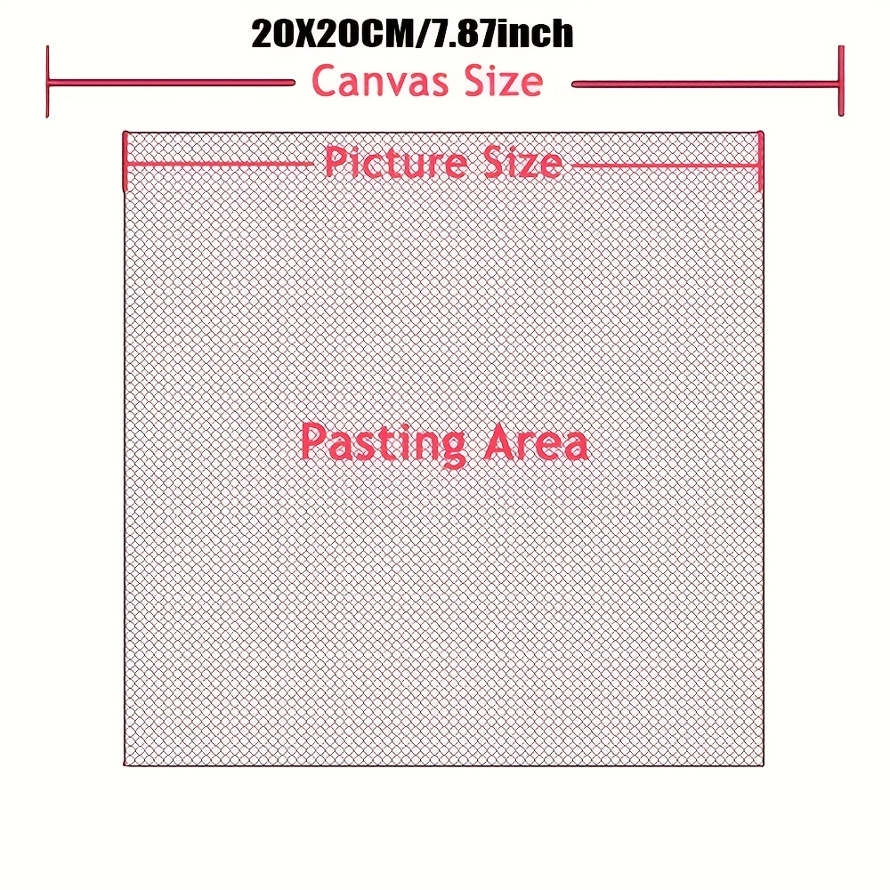 1pc Blank Canvas 5D Round Diam - Embroidery Ideas review and price