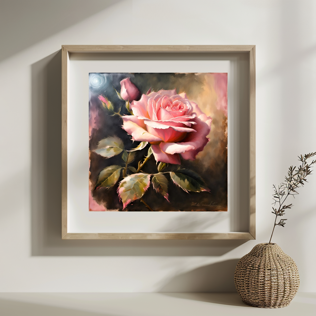 pink rose 30X30CM/11.8inch cro - Embroidery Rose Stitch review and price