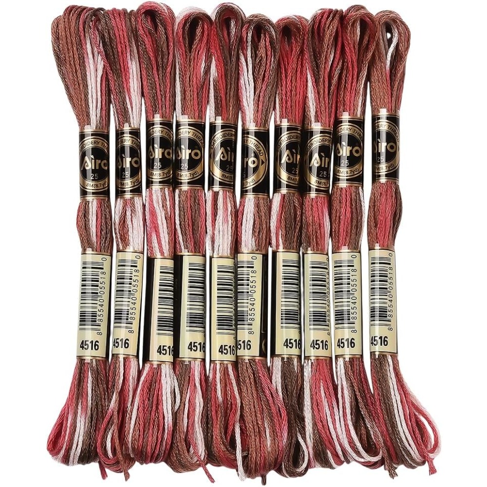 10 Skeins 6 Strands Red Embroi - Embroidery Red review and price