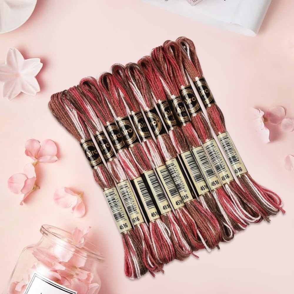 10 Skeins 6 Strands Red Embroi - Embroidery Red review and price