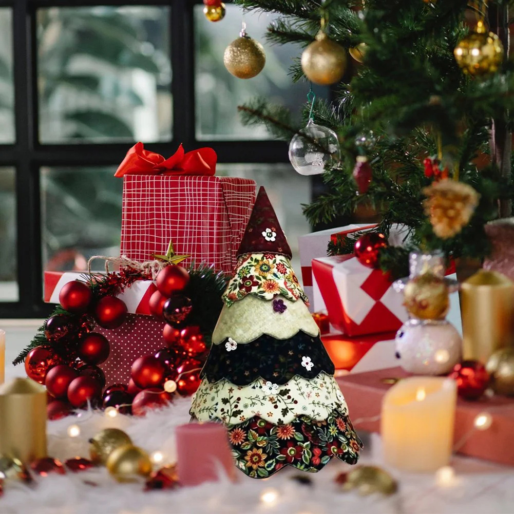 Xmas Tree Hand-made Templates  - Embroidery Xmas Kits review and price