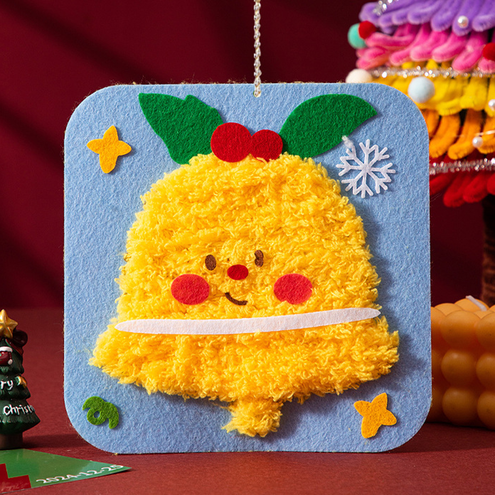 Lovely Animal Embroidery Doll  - Embroidery Xmas Kits review and price