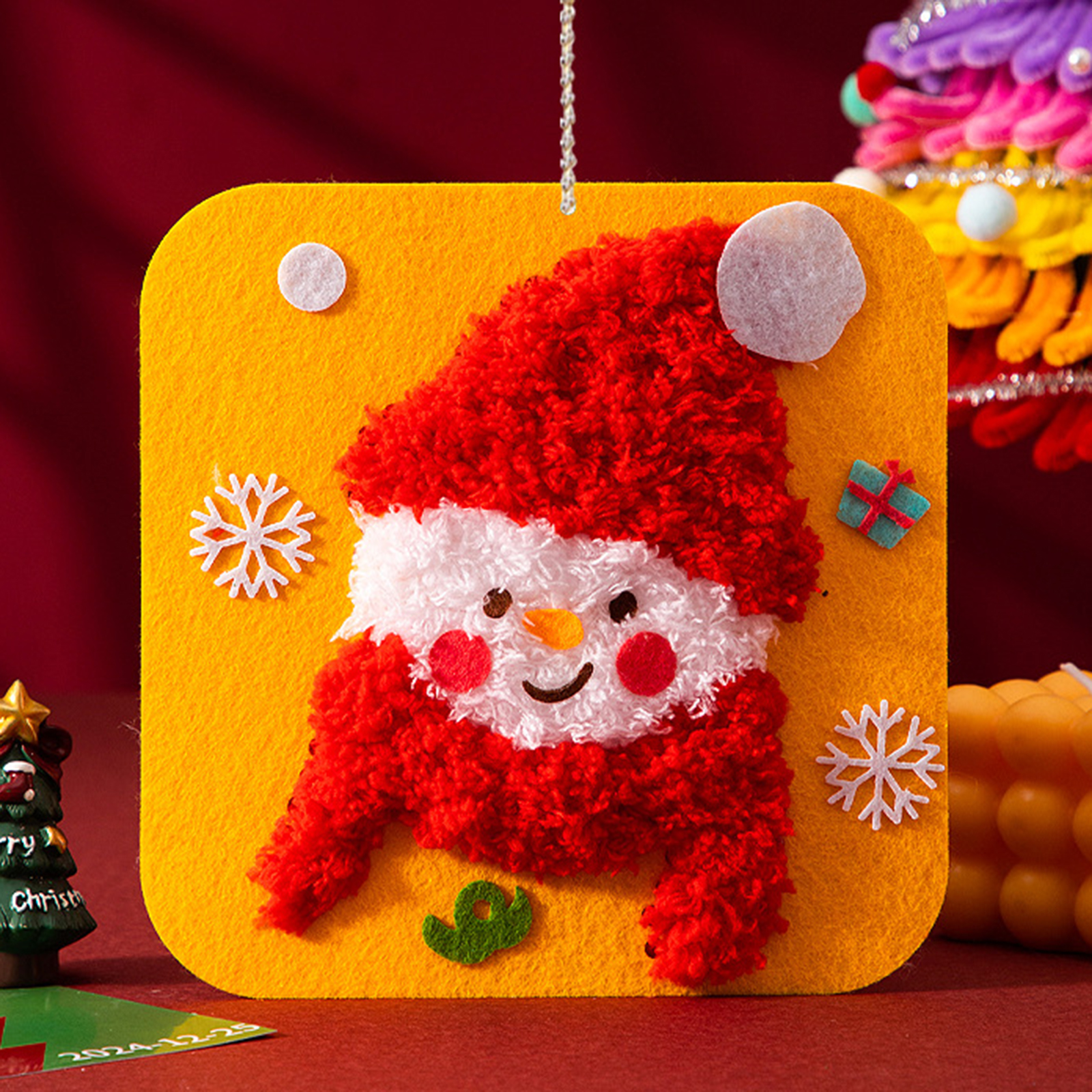 Lovely Animal Embroidery Doll  - Embroidery Xmas Kits review and price
