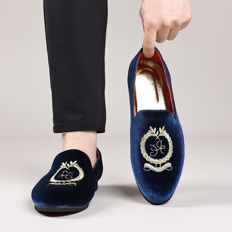 Luxury Designer Loafers Suede  - Embroidery Ideas review and price