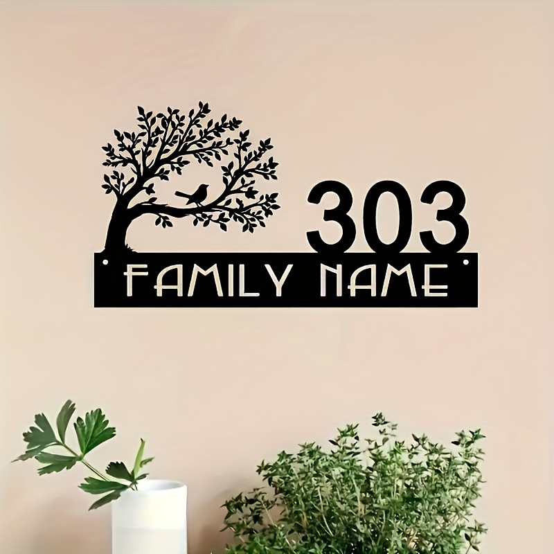 Custom Metal Address Sign with - Embroidery Garden review and price