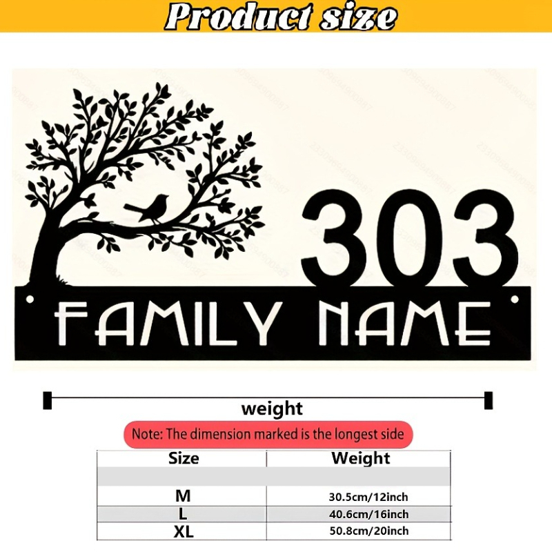 Custom Metal Address Sign with - Embroidery Garden review and price
