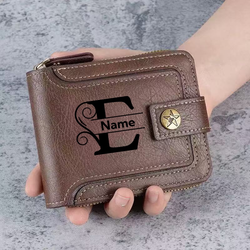 Men's Custom Wallet - Personal - Embroidery Alphabet review and price