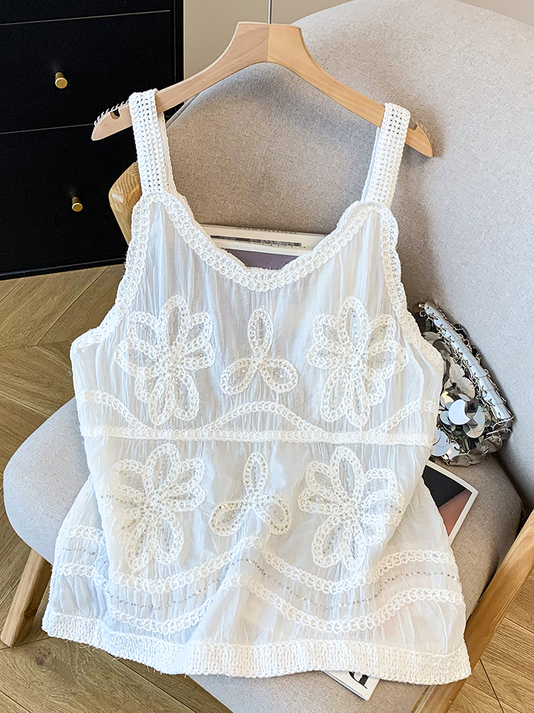 New Stylish Beaded Embroidery  - Embroidery Vest review and price