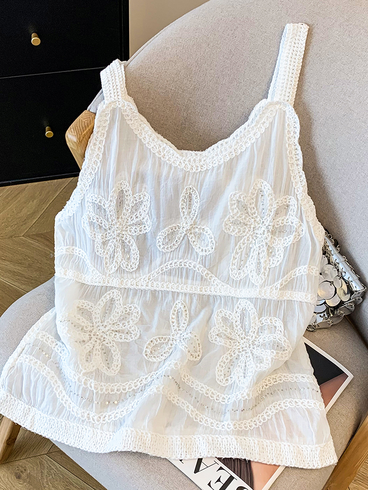 New Stylish Beaded Embroidery  - Embroidery Vest review and price