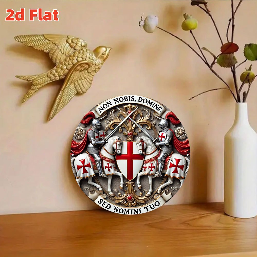 2D Flat Medieval Templar Knigh - Embroidery Garden review and price