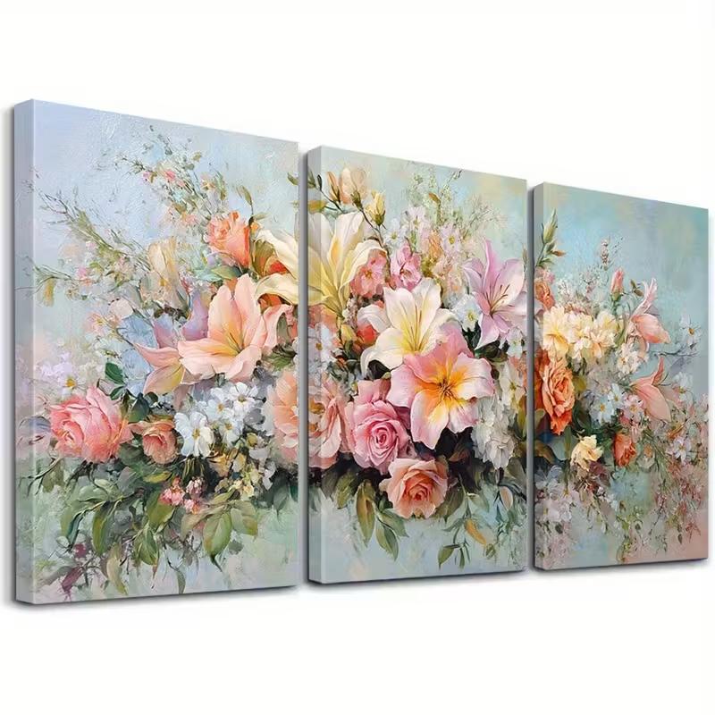 Triptych Diamond Art Mosaic Sp - Embroidery Rose Stitch review and price