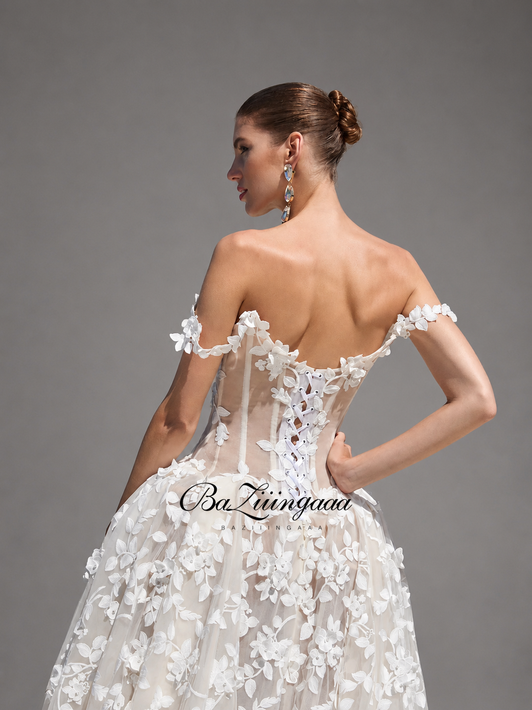 Floral Print Wedding Dresses L - Embroidery Online Designs review and price
