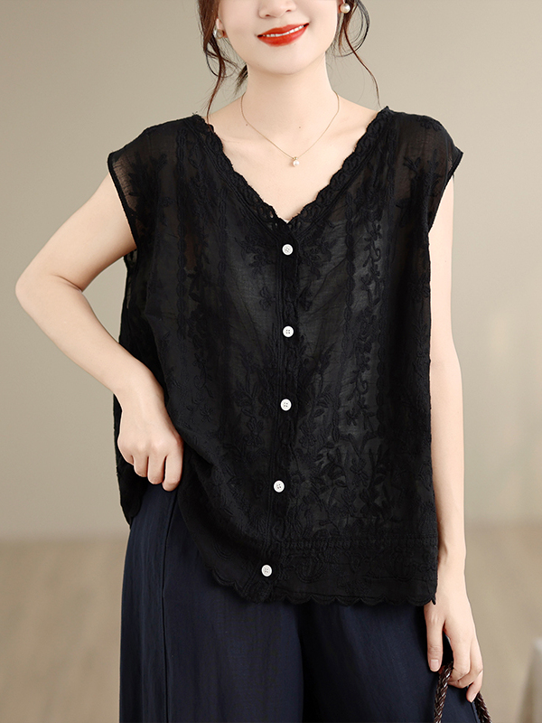 Summer New Heavy Embroidery Ve - Embroidery Vest review and price