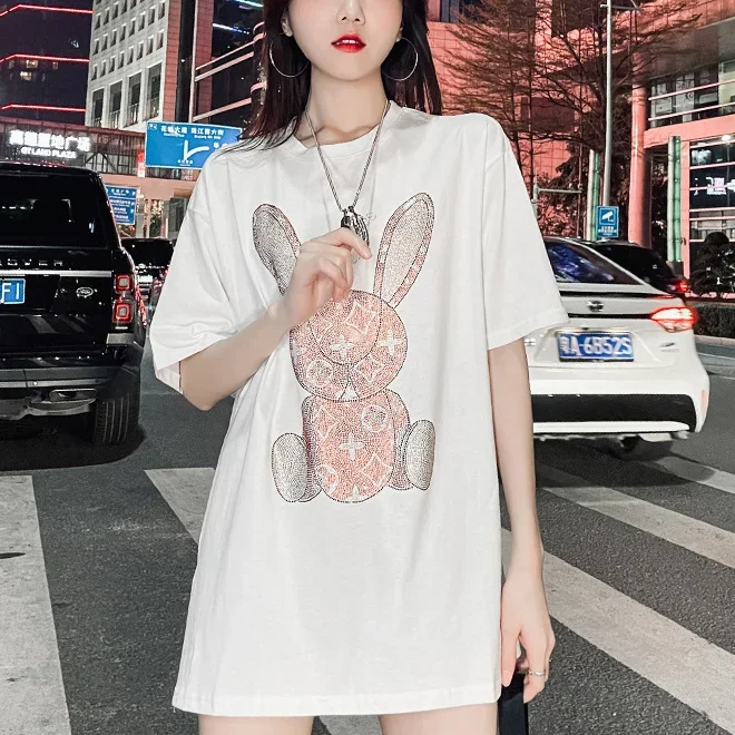 Women's Summer Casual T-Shirt: - Embroidery Fashion review and price