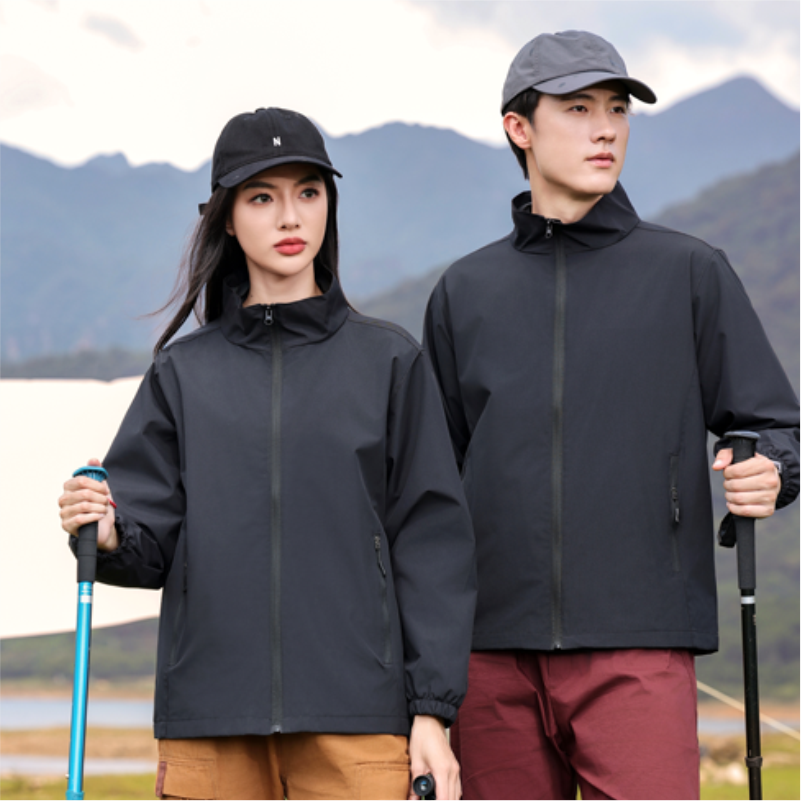 Fashion Solid Color Jacket Cus - Embroidery Design Logo review and price