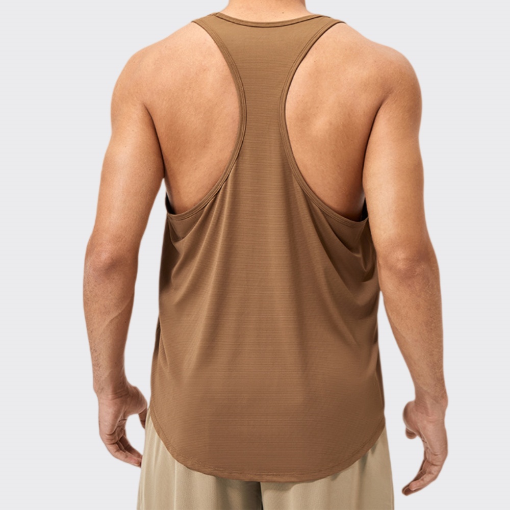 Men's Sleeveless Shirt Fitness - Embroidery H&M review and price