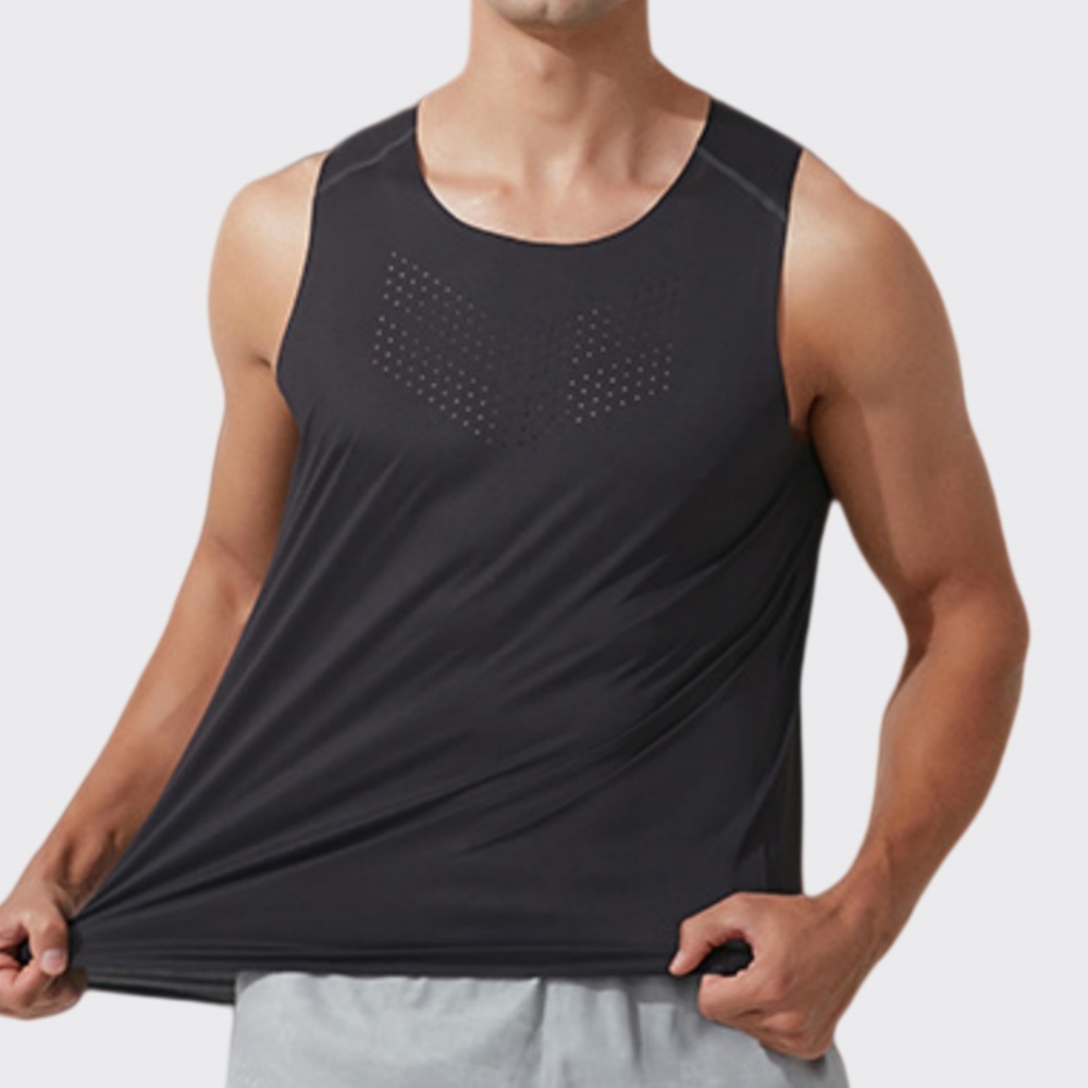 Men Gym Vest Quick Dry Running - Embroidery H&M review and price