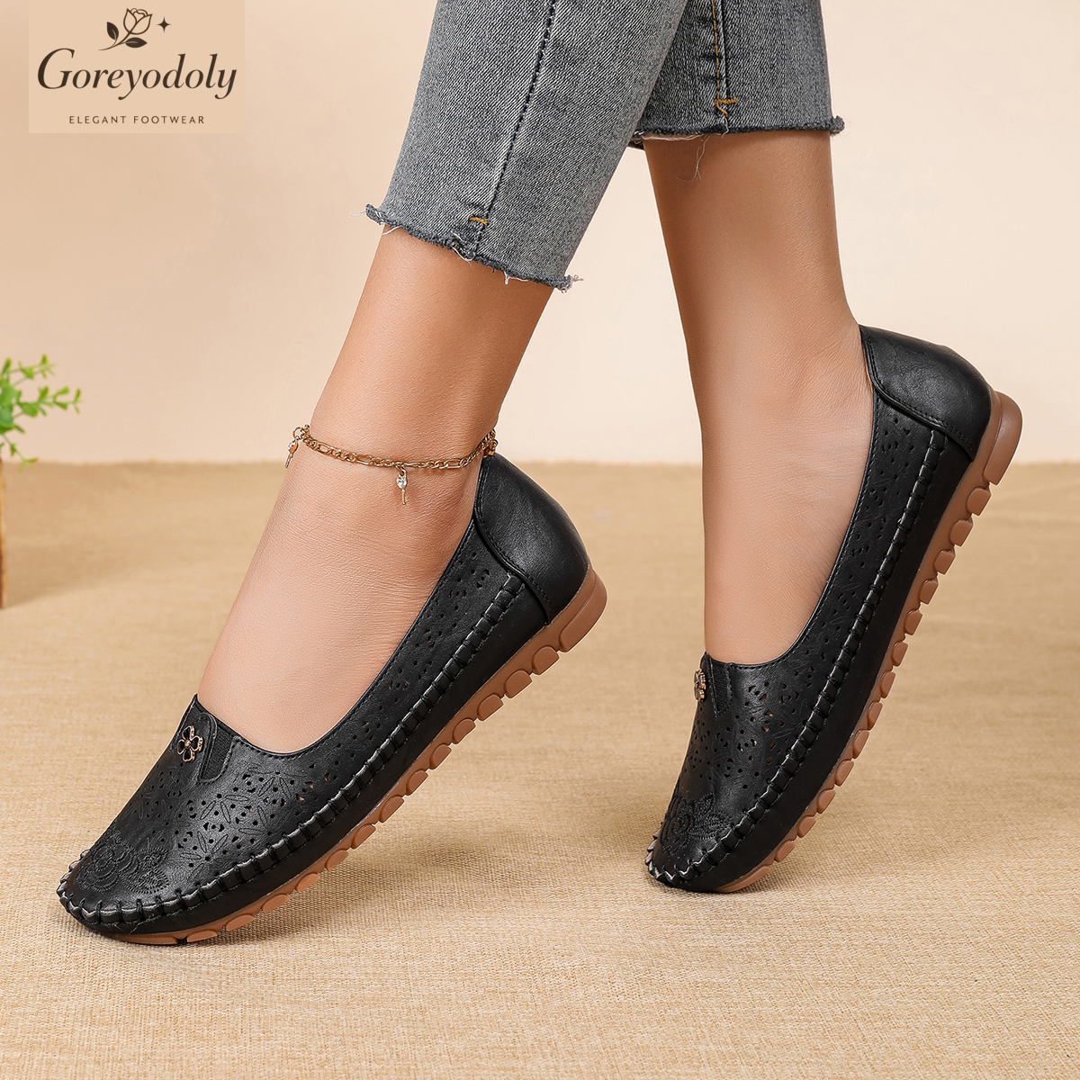 Goreyodoly women loafers flora - Embroidery Ideas review and price