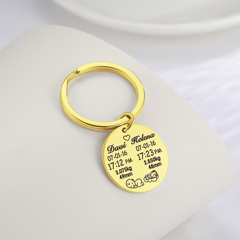 Personalized Custom Baby Keych - Embroidery Alphabet review and price