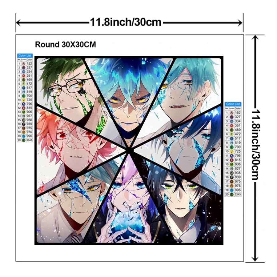 Twisted-Wonderland Anime Diamo - Embroidery Ideas review and price