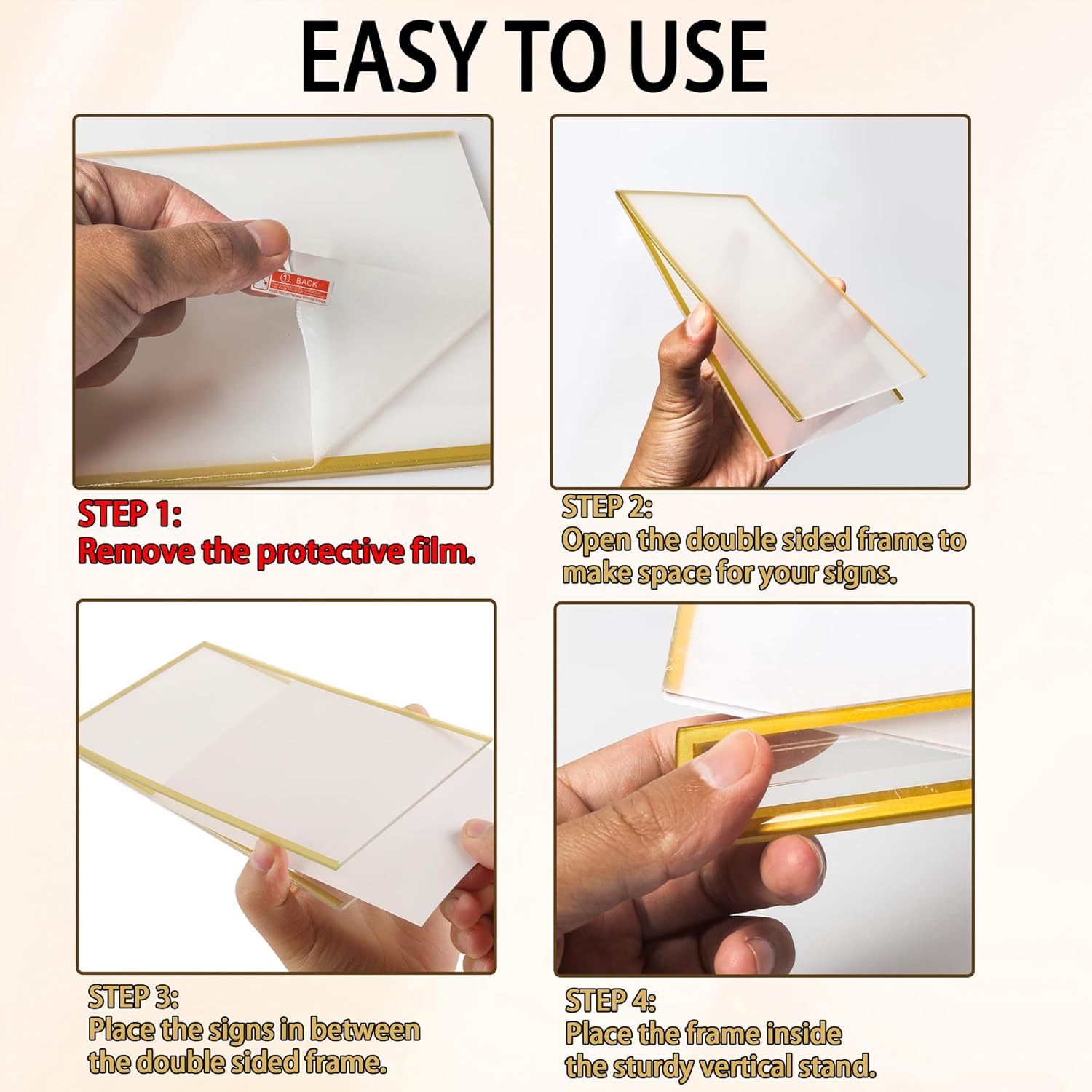 4x6inch Acrylic Sign Holder Wi - Embroidery Studio review and price