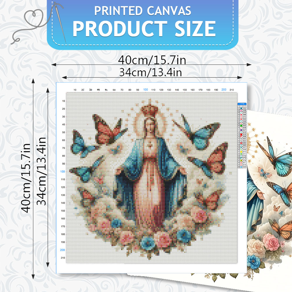 HUACAN Embroidery Kits Virgin  - Embroidery Rose Stitch review and price