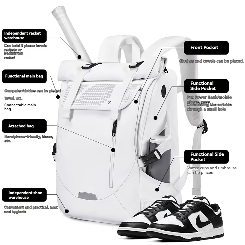 Badminton bag, tennis fitness  - Embroidery Fashion review and price