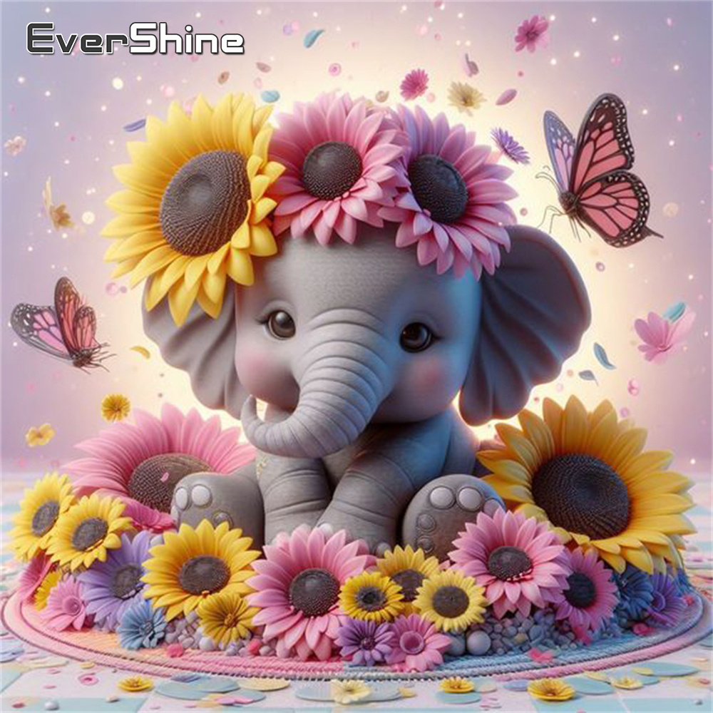 Evershine Elephant Diamond Pai - Embroidery Ideas review and price