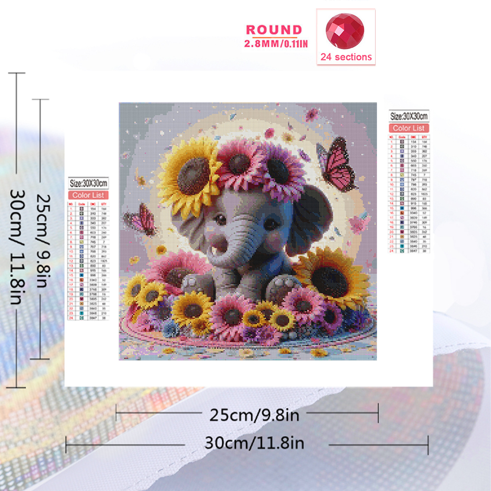 Evershine Elephant Diamond Pai - Embroidery Ideas review and price