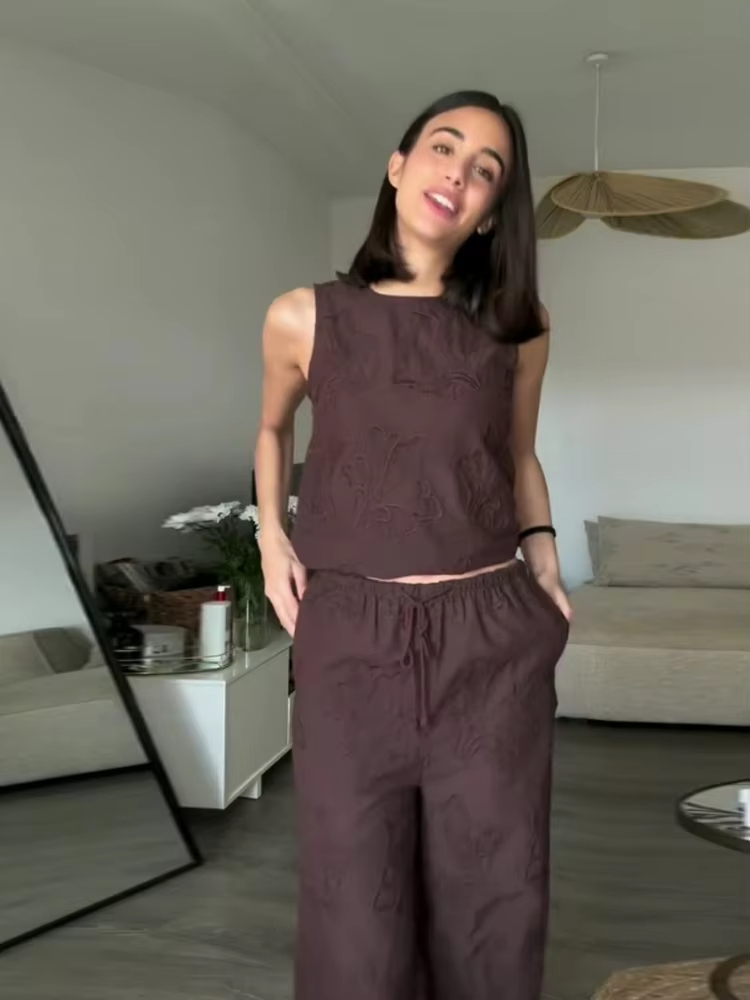 HH Women Solid Embroidery Pant - Embroidery Vest review and price