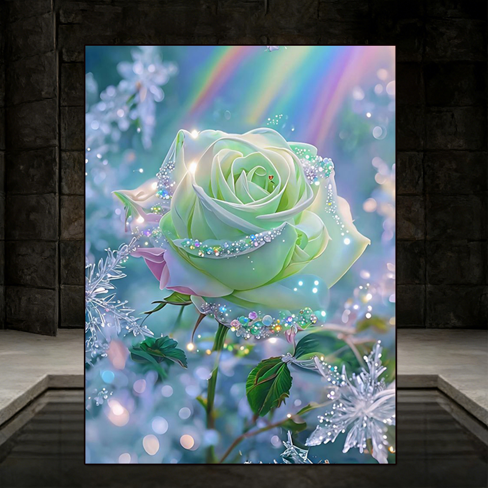 DIY Diamond Painting Art New 2 - Embroidery Rose Stitch review and price