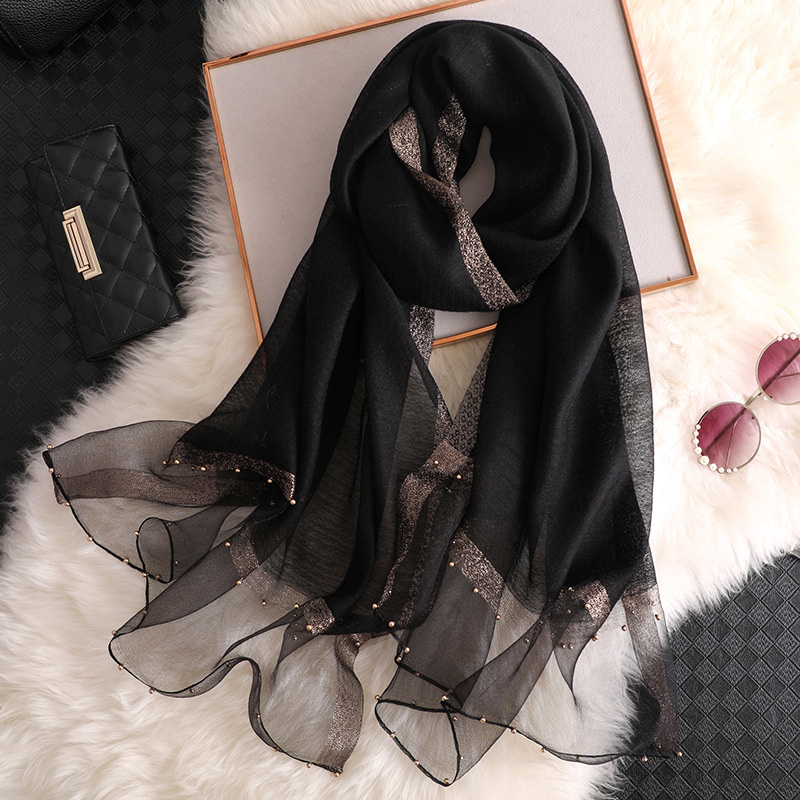 2024 Luxury 100% Silk Shawl Sc - Embroidery Ideas review and price