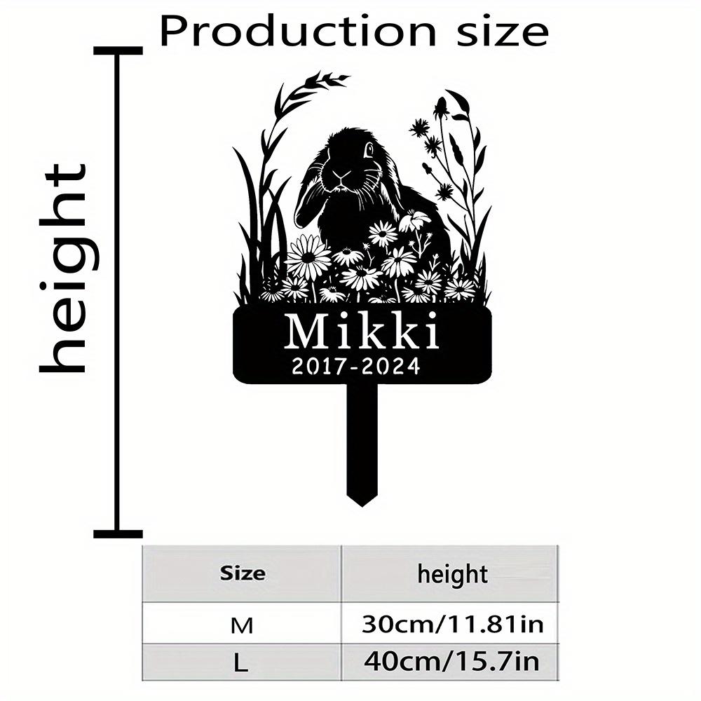 Custom Lop-Eared Rabbit Memori - Embroidery Garden review and price