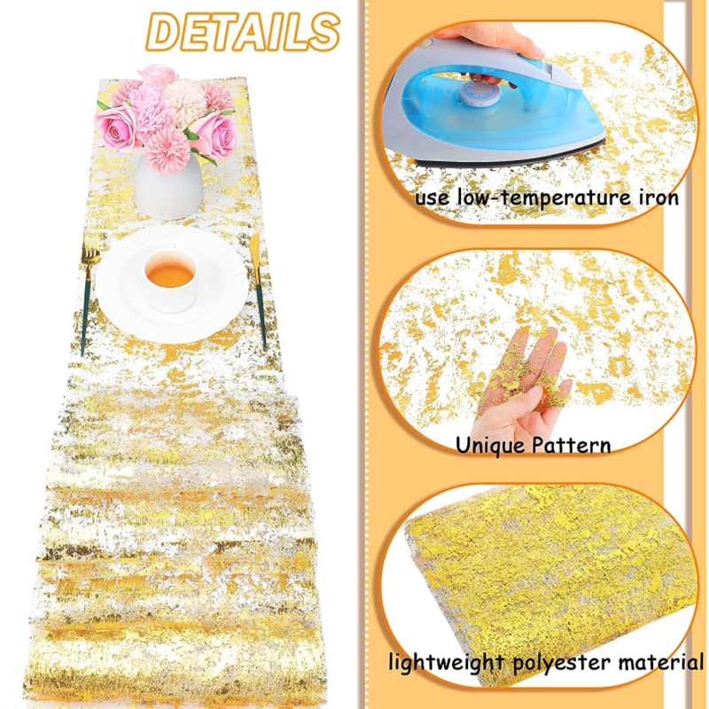New 2/1Pack Sparkle Table Runn - Embroidery Xmas review and price