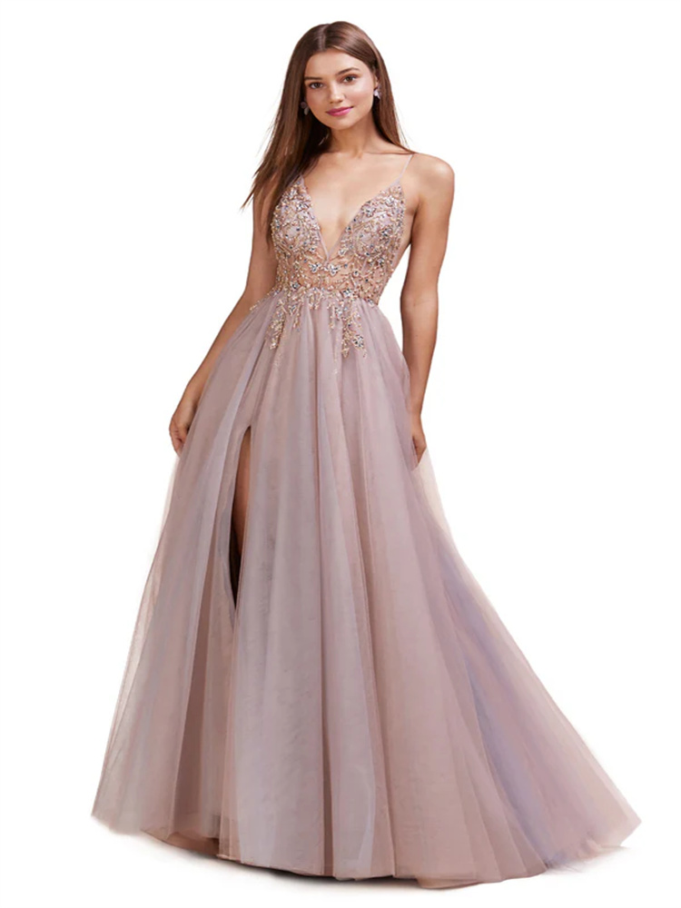 A-line Embroidered Tulle Dress - Embroidery Online Designs review and price