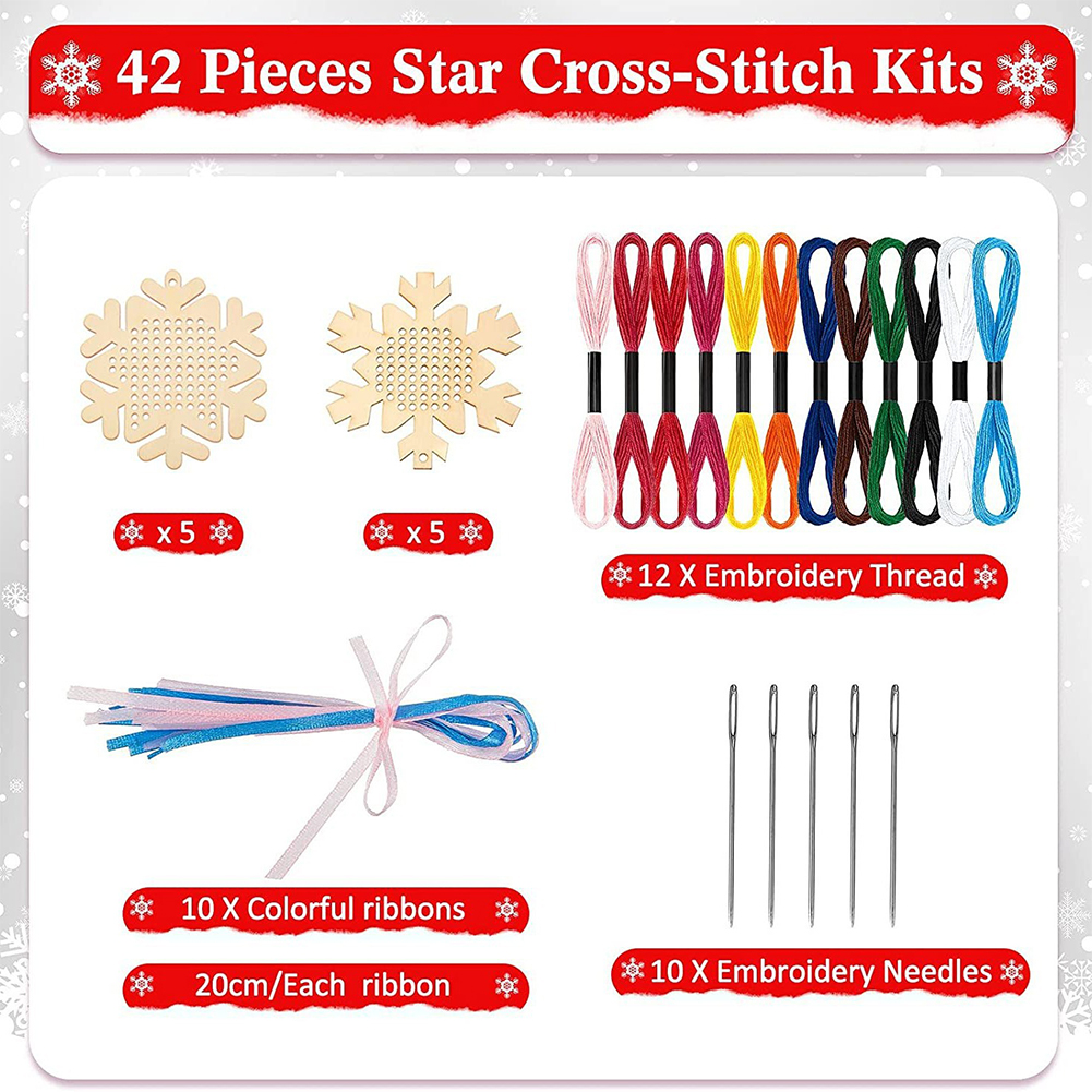Cross Stitch Hanging Pendant E - Embroidery Xmas Kits review and price