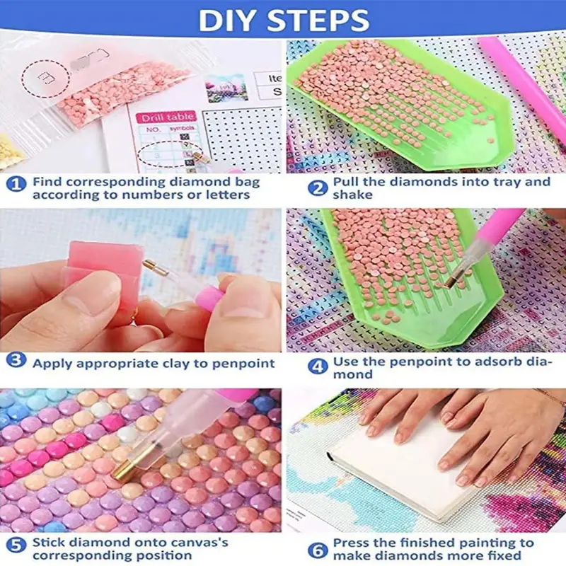 DIY Diamond Painting Colorful  - Embroidery Ideas review and price