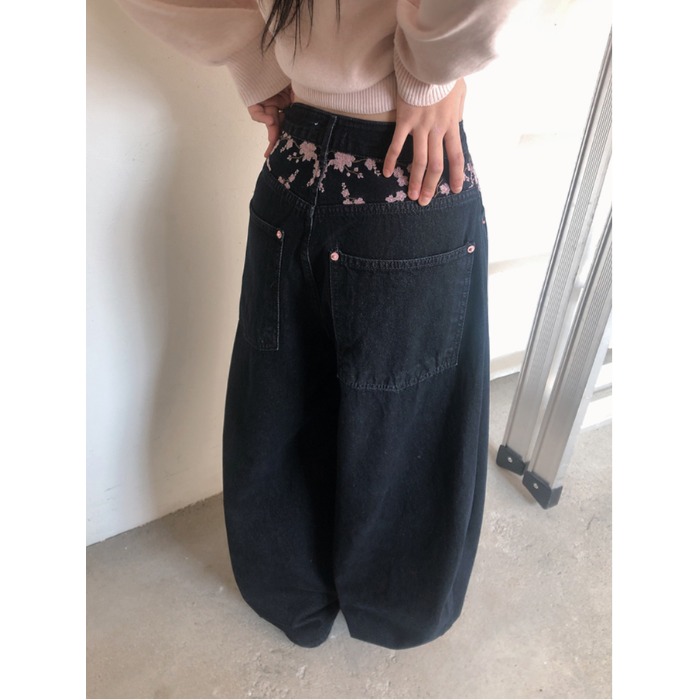 High Waist Sakura Embroidery W - Embroidery Jeans Sakura review and price