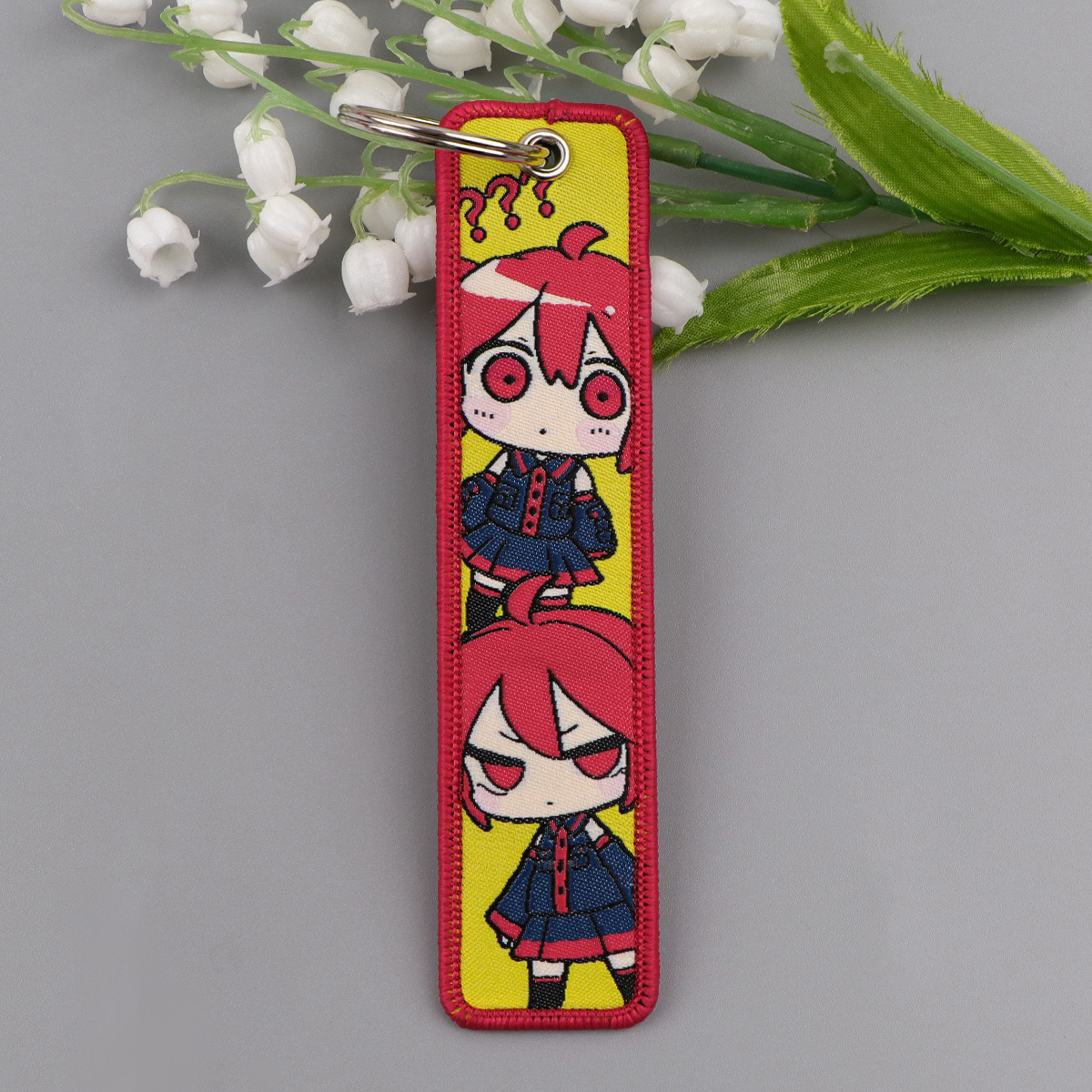 1PCS Cute Girl Embroidered Key - Embroidery Xmas review and price