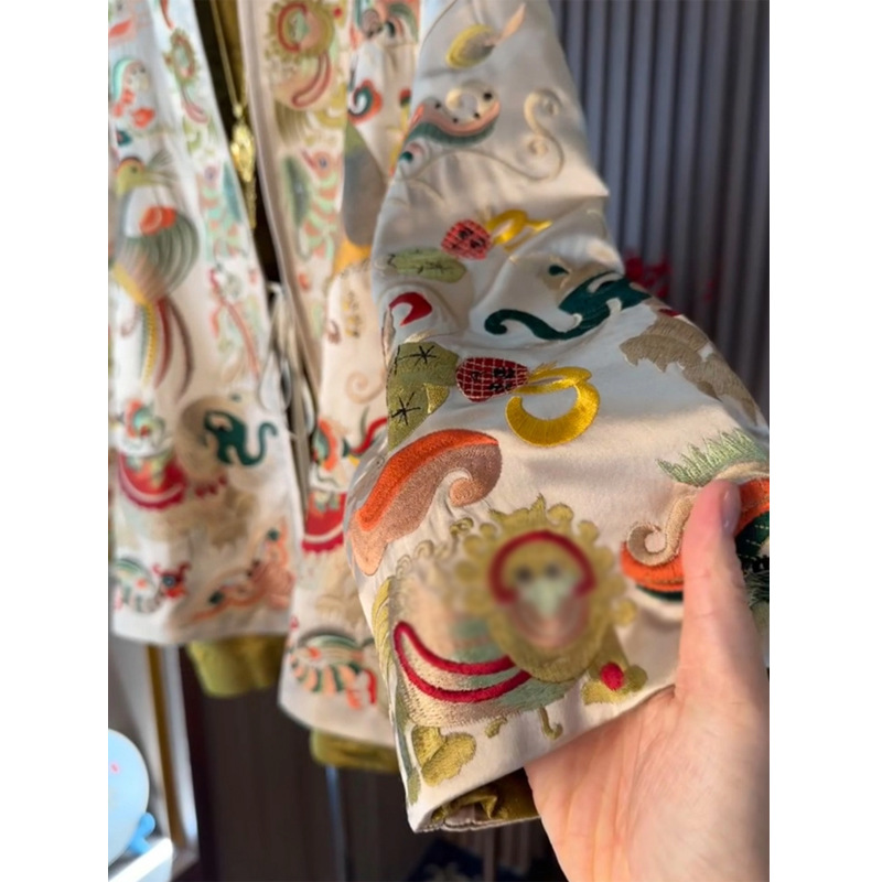 New Chinese Style Kimono Cardi - Embroidery Fashion review and price